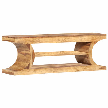 vidaXL TV Stand 46.5"x11.8"x15.7" Solid Wood Sheesham VidaXL
