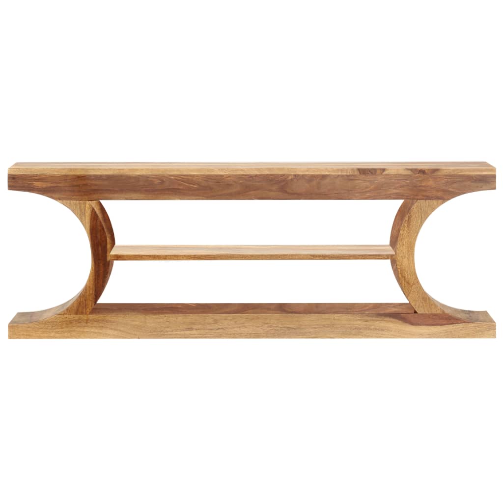 vidaXL TV Stand 46.5"x11.8"x15.7" Solid Wood Sheesham VidaXL