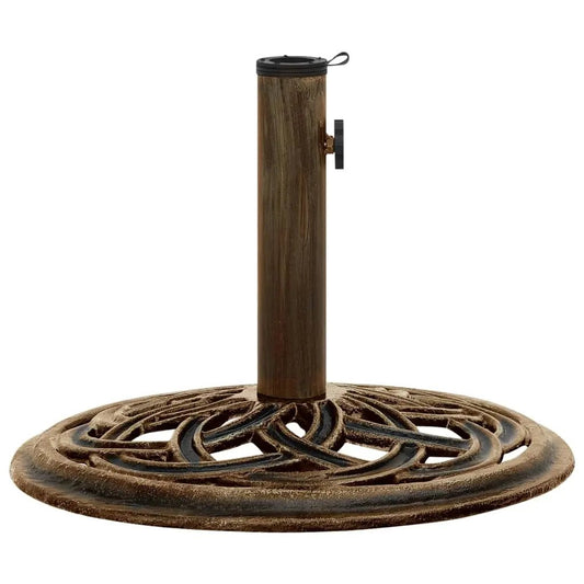 NNEVL Umbrella Base Bronze 44x44x31 cm Cast Iron NNEVL