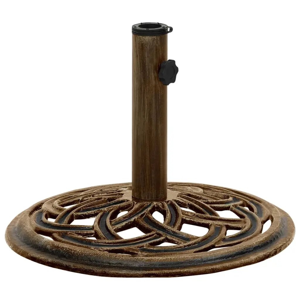 NNEVL Umbrella Base Bronze 44x44x31 cm Cast Iron NNEVL