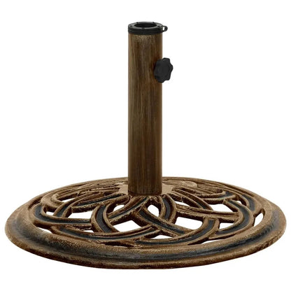NNEVL Umbrella Base Bronze 44x44x31 cm Cast Iron NNEVL