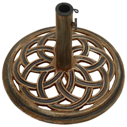 NNEVL Umbrella Base Bronze 44x44x31 cm Cast Iron NNEVL