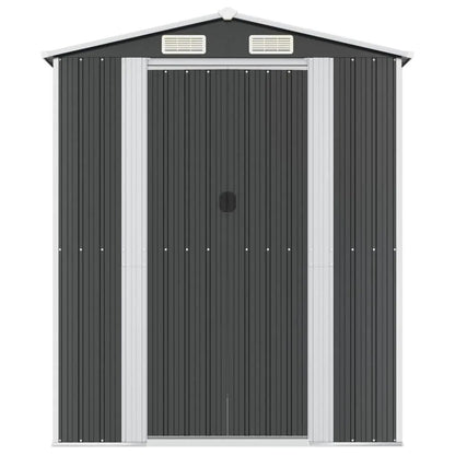 NNEVL Garden Shed Anthracite 192x855x223 cm Galvanised Steel NNEVL