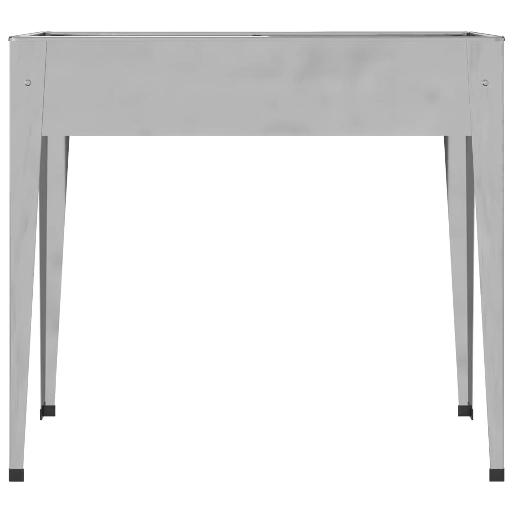 vidaXL Garden Planters 2 pcs Galvanized Steel VidaXL