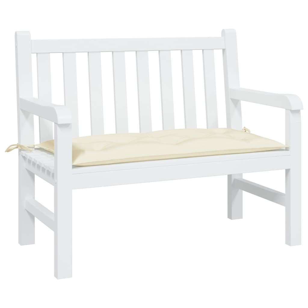 NNEVL Garden Bench Cushion Cream 100x50x7 cm Oxford Fabric-0
