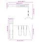 vidaXL Outdoor Playset Solid Wood Pine VidaXL