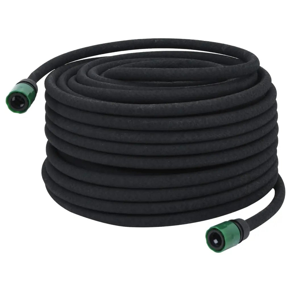 NNEVL Garden Soaker Hose Black 0.6- 50 m Rubber NNEVL