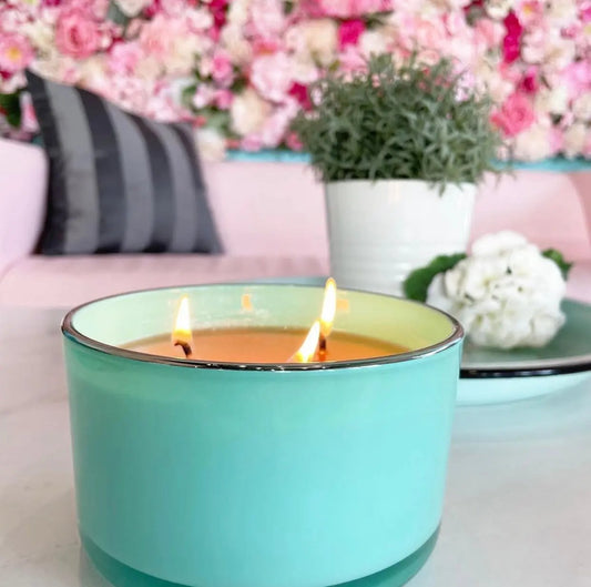 BLUE Luxury Candle Home Decor Scent Light Blue-0