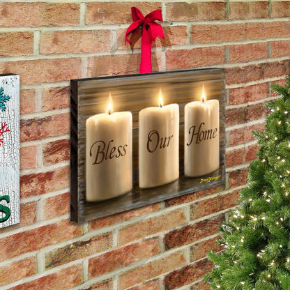 Bless Our Home Wall Art by D. Gelsinger - Nativity Holiday Decor  - 95687B-DG-1