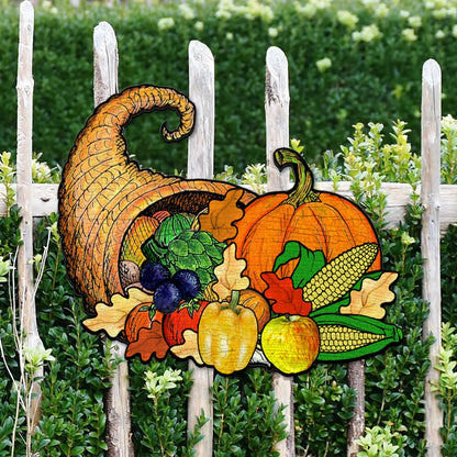 Thanksgiving Halloween Door Decor by G. DeBrekht - Thanksgiving Halloween Decor - 8158905H G. DeBrekht