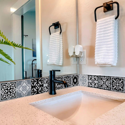 Flowers Peel And Stick Pattern Stairs Decals For Home Decor Model - b13-2