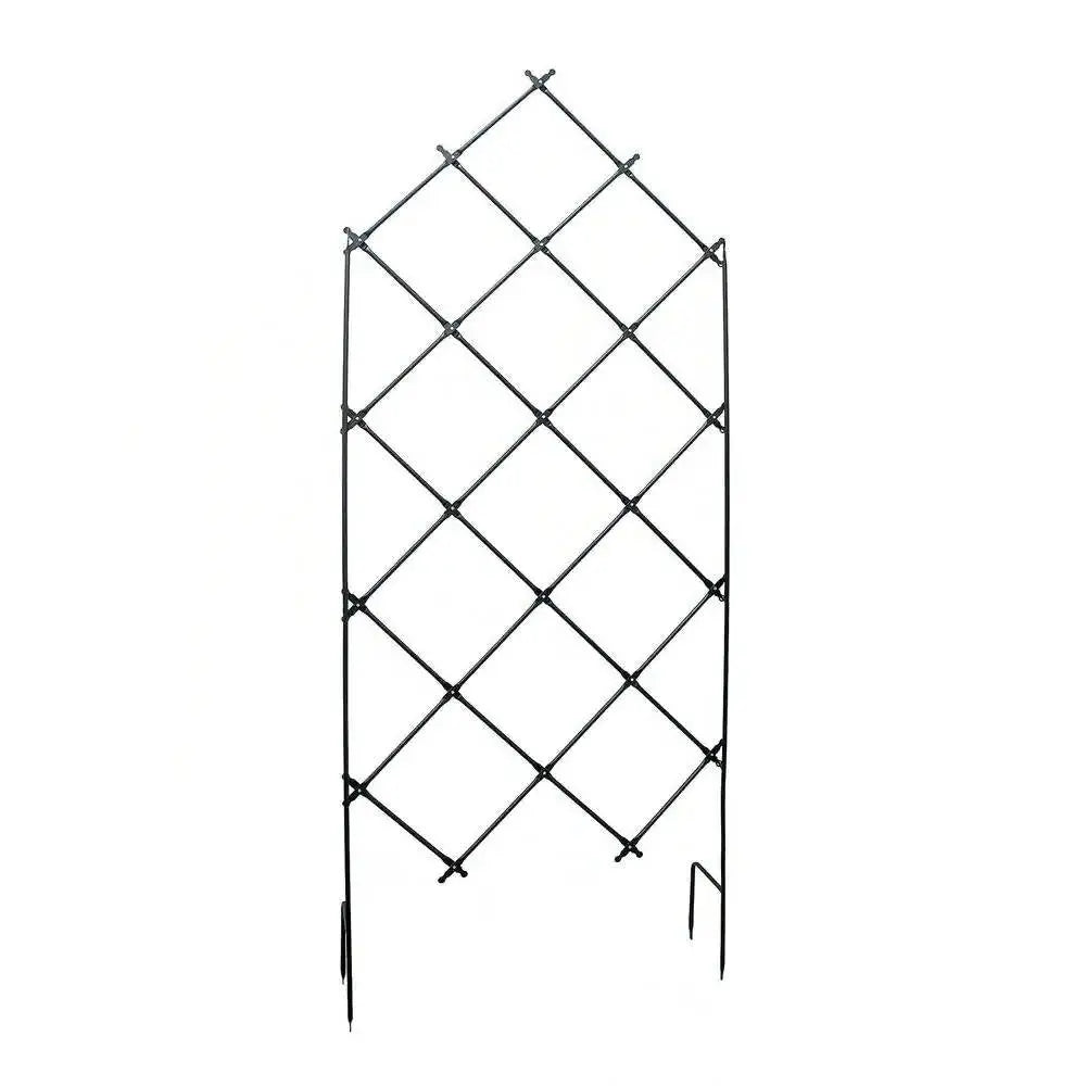 Outdoor 7-FT. Tall Wrought Iron Lattice Garden Trellis FastFurnishings