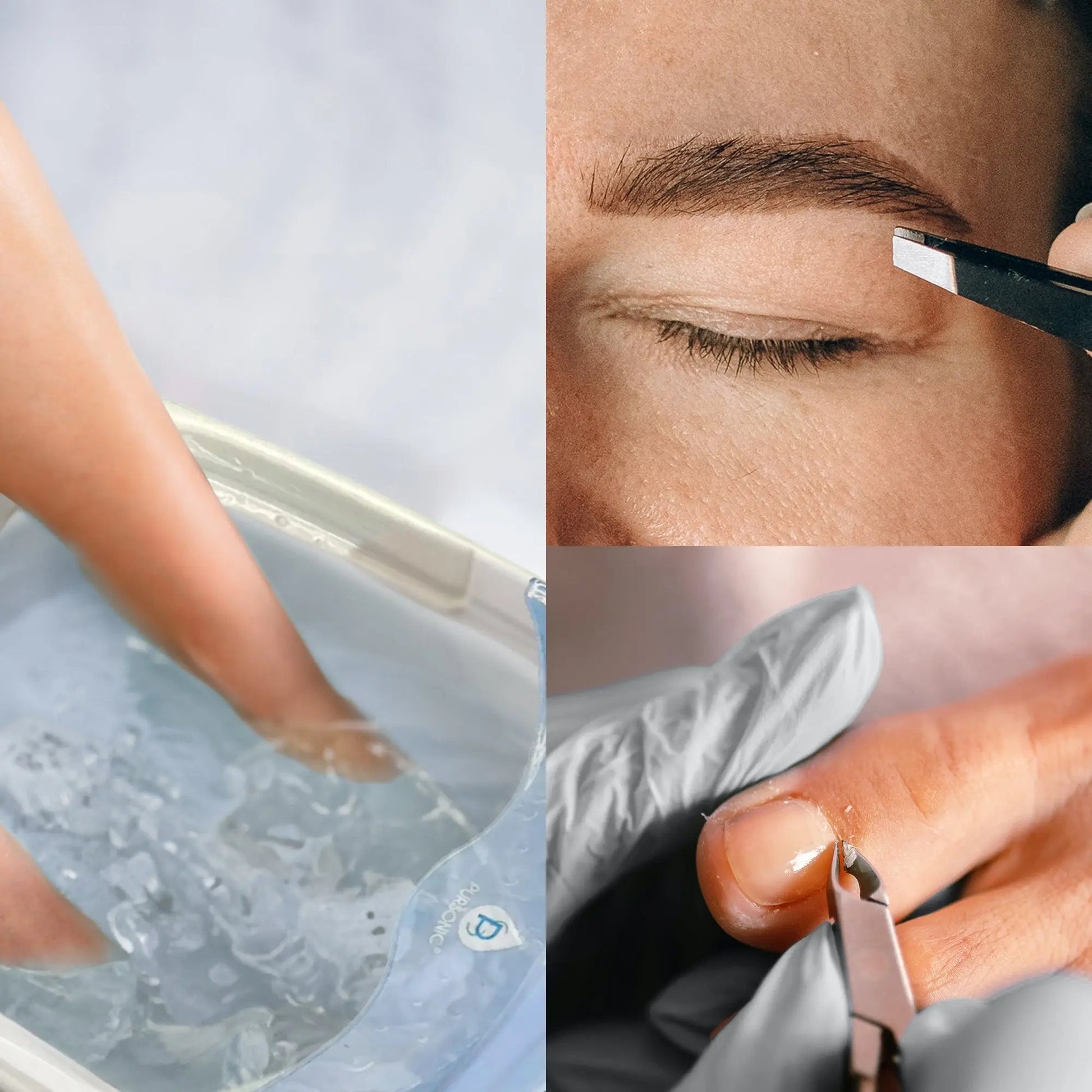 Ultimate Home Spa and Grooming Bundle (Foot Spa Massager + Salon Quality Manicure Tool Kit + Precision Perfection Bundle)-2