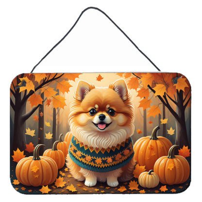 Pomeranian Fall Wall or Door Hanging Prints Caroline's Treasures