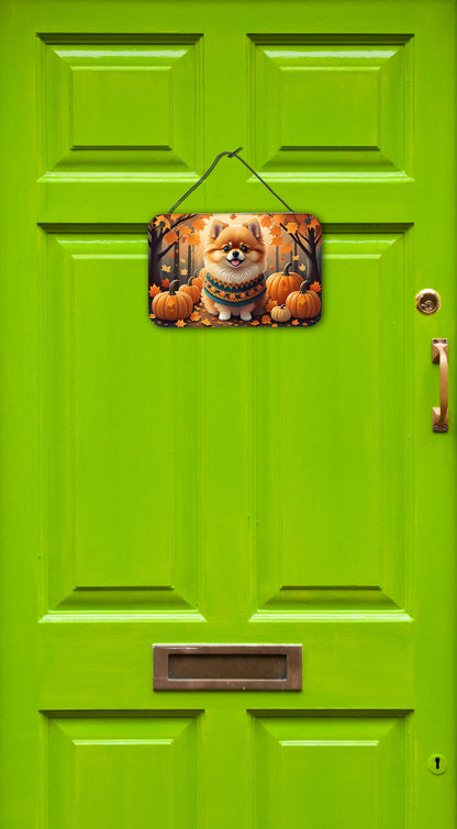 Pomeranian Fall Wall or Door Hanging Prints Caroline's Treasures
