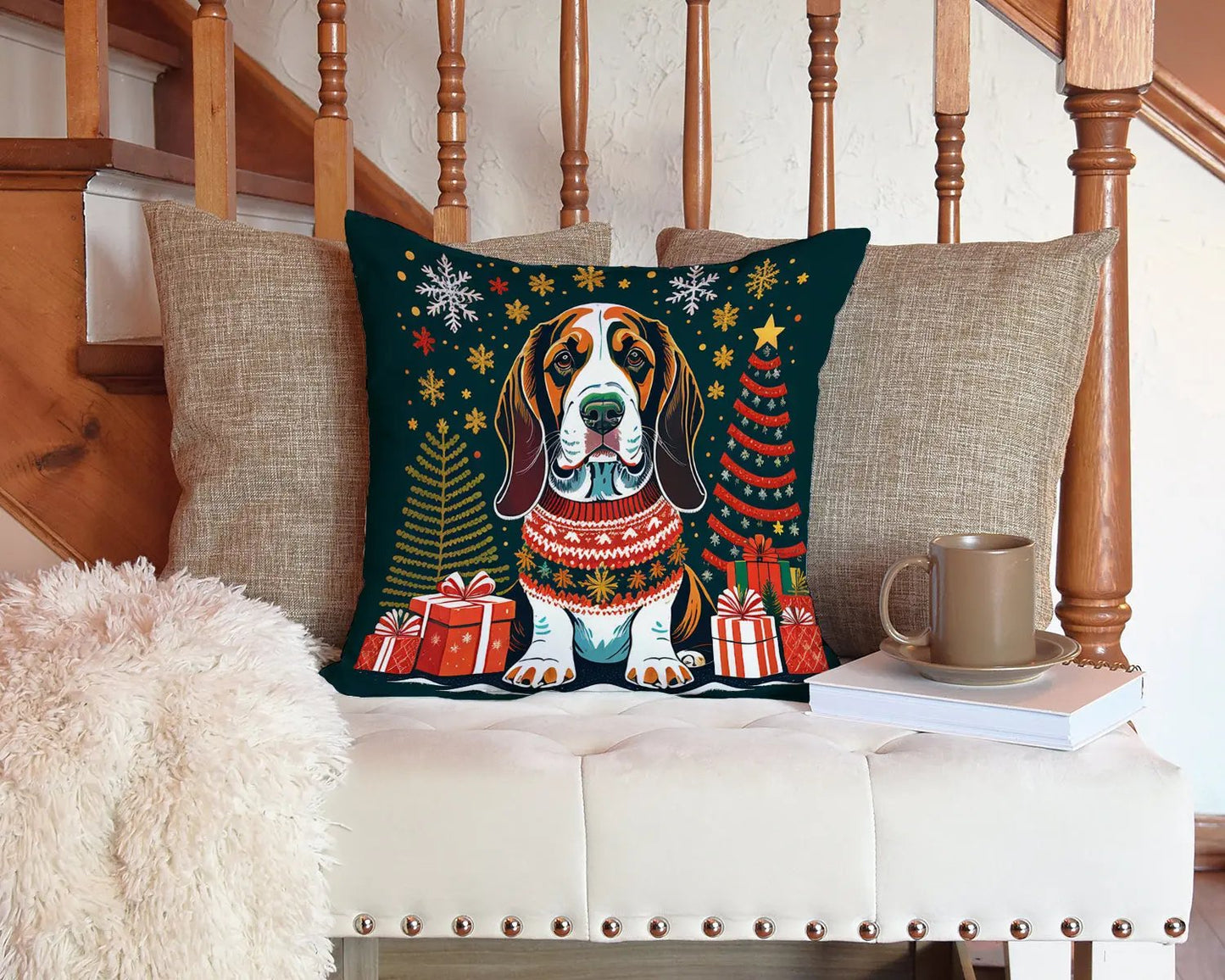 Christmas Pillow - Vivid Treasure Zone