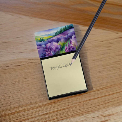 New Hampshire Purple Lilac in Watercolor Sticky Note Holder Caroline's Treasures