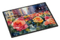 New York Roses in Watercolor Doormat-0