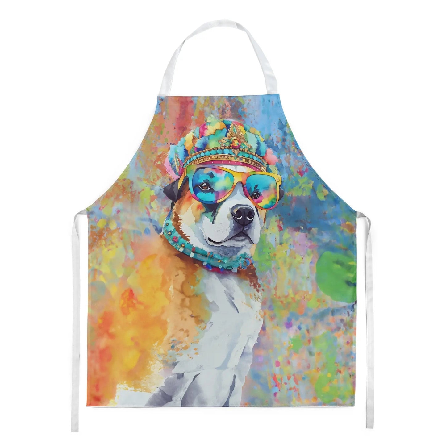 Akita Hippie Dawg Apron - Vivid Treasure Zone