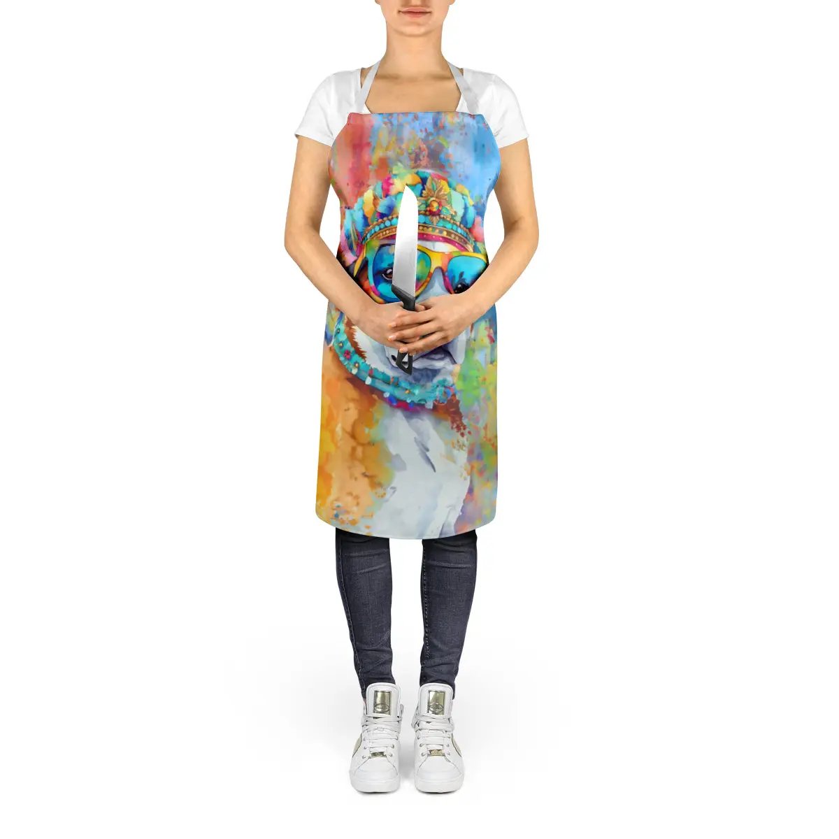 Akita Hippie Dawg Apron - Vivid Treasure Zone