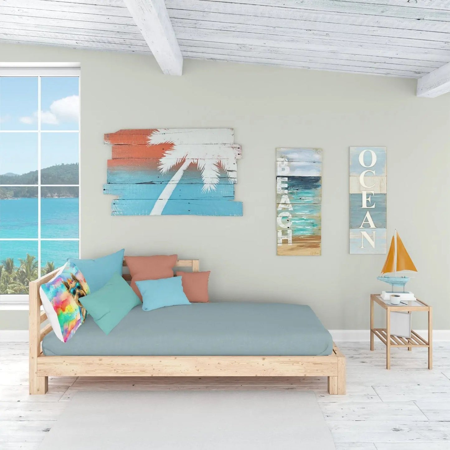 Cairn Terrier Hippie Dawg Standard Pillowcase - Vivid Treasure Zone