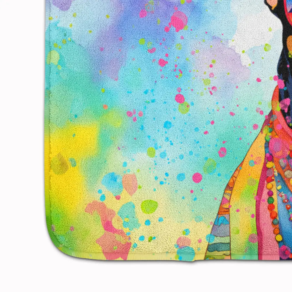 Doberman Pinscher Hippie Dawg Memory Foam Kitchen Mat Caroline's Treasures