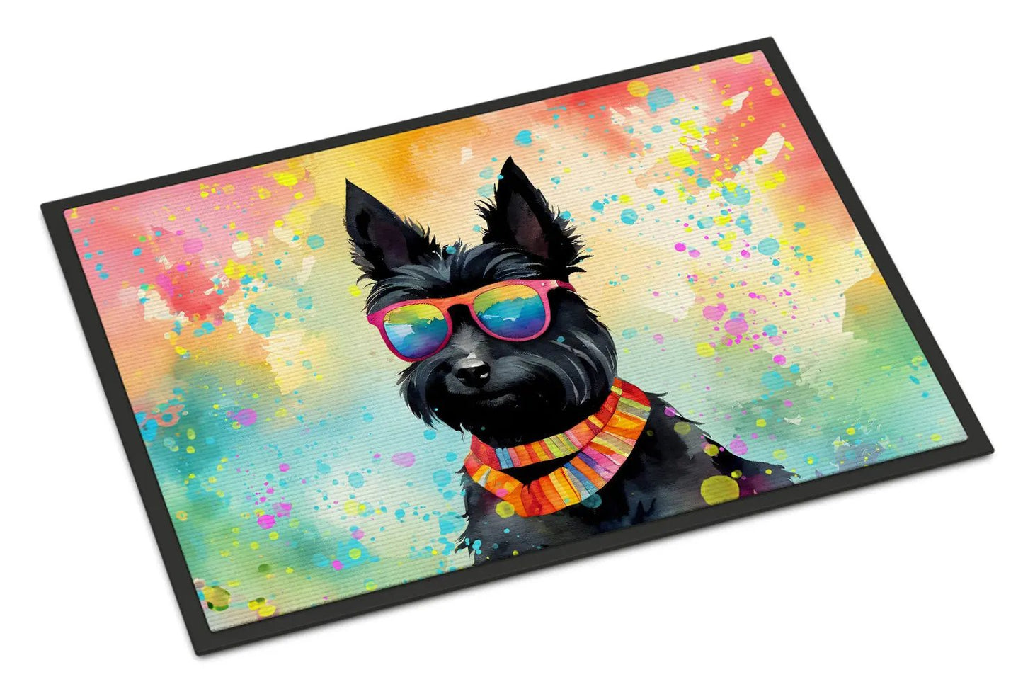 Scottish Terrier Hippie Dawg Doormat Caroline's Treasures