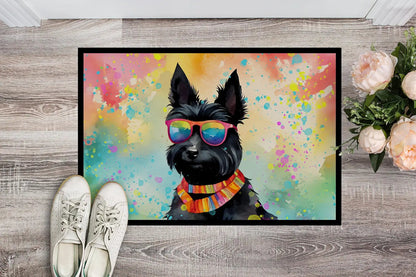 Scottish Terrier Hippie Dawg Doormat Caroline's Treasures