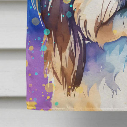 Shih Tzu Hippie Dawg House Flag Caroline's Treasures