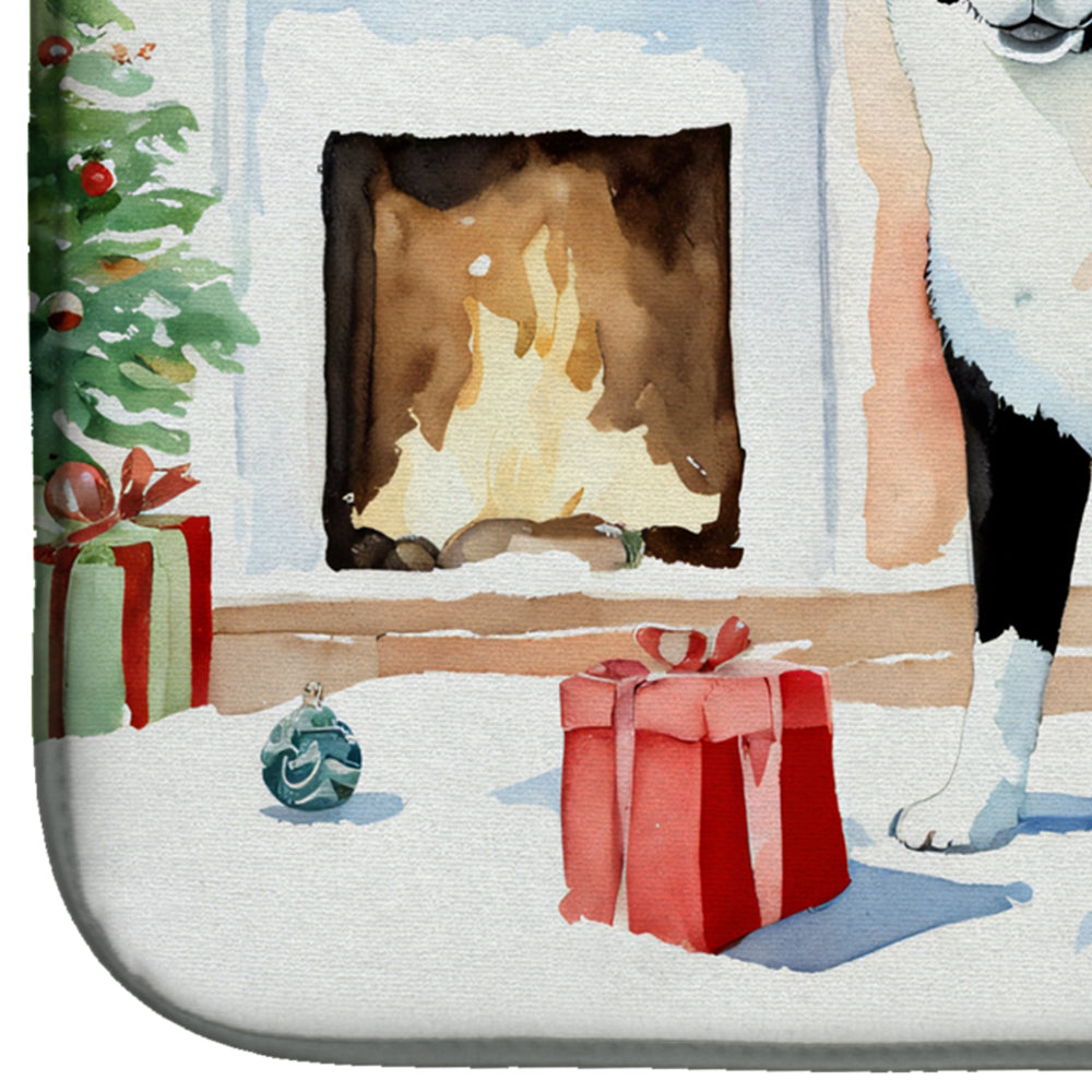 Karelian Bear Dog Cozy Christmas Dish Drying Mat Caroline's Treasures
