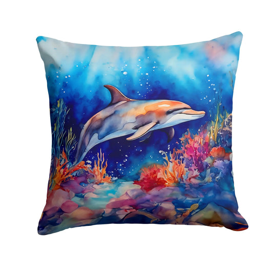 Dolphin Throw Pillow Caroline's Treasures