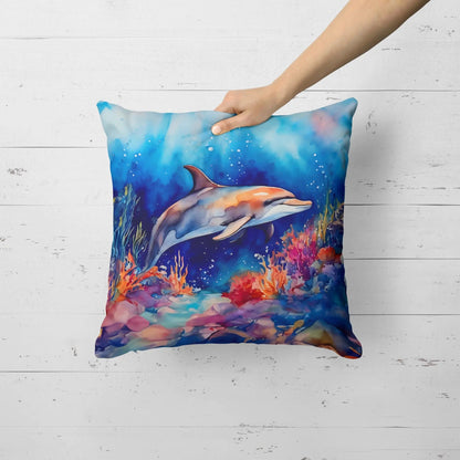 Dolphin Throw Pillow Caroline's Treasures