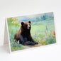 American Black Bear Greeting Cards Pack of 8 Caroline's Treasures