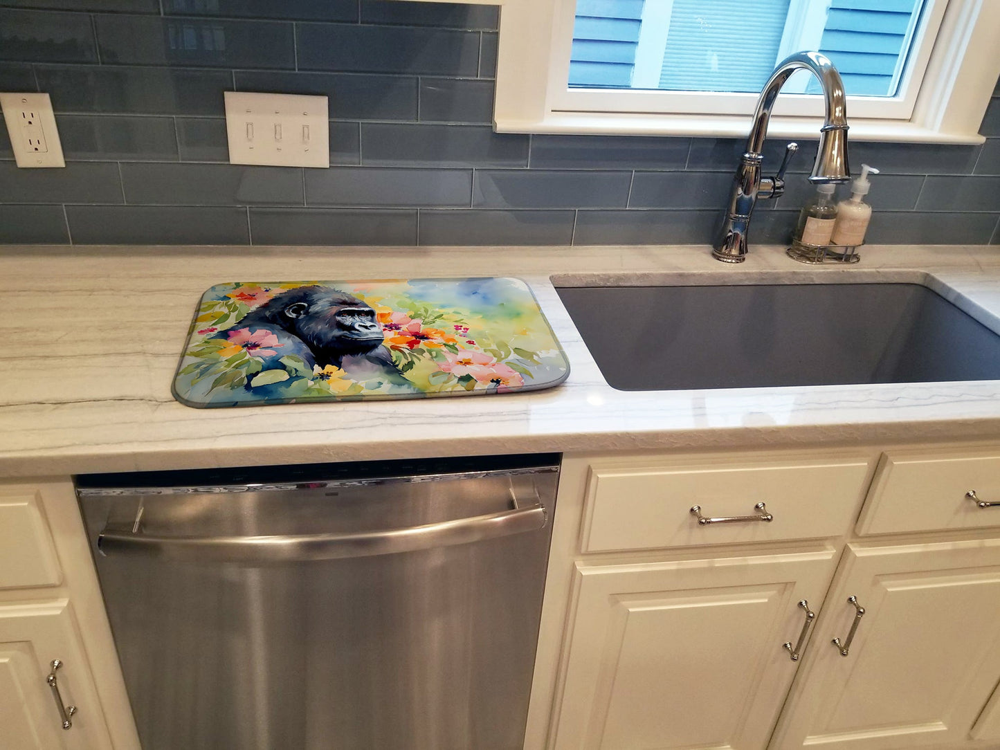 Gorilla Dish Drying Mat Caroline's Treasures