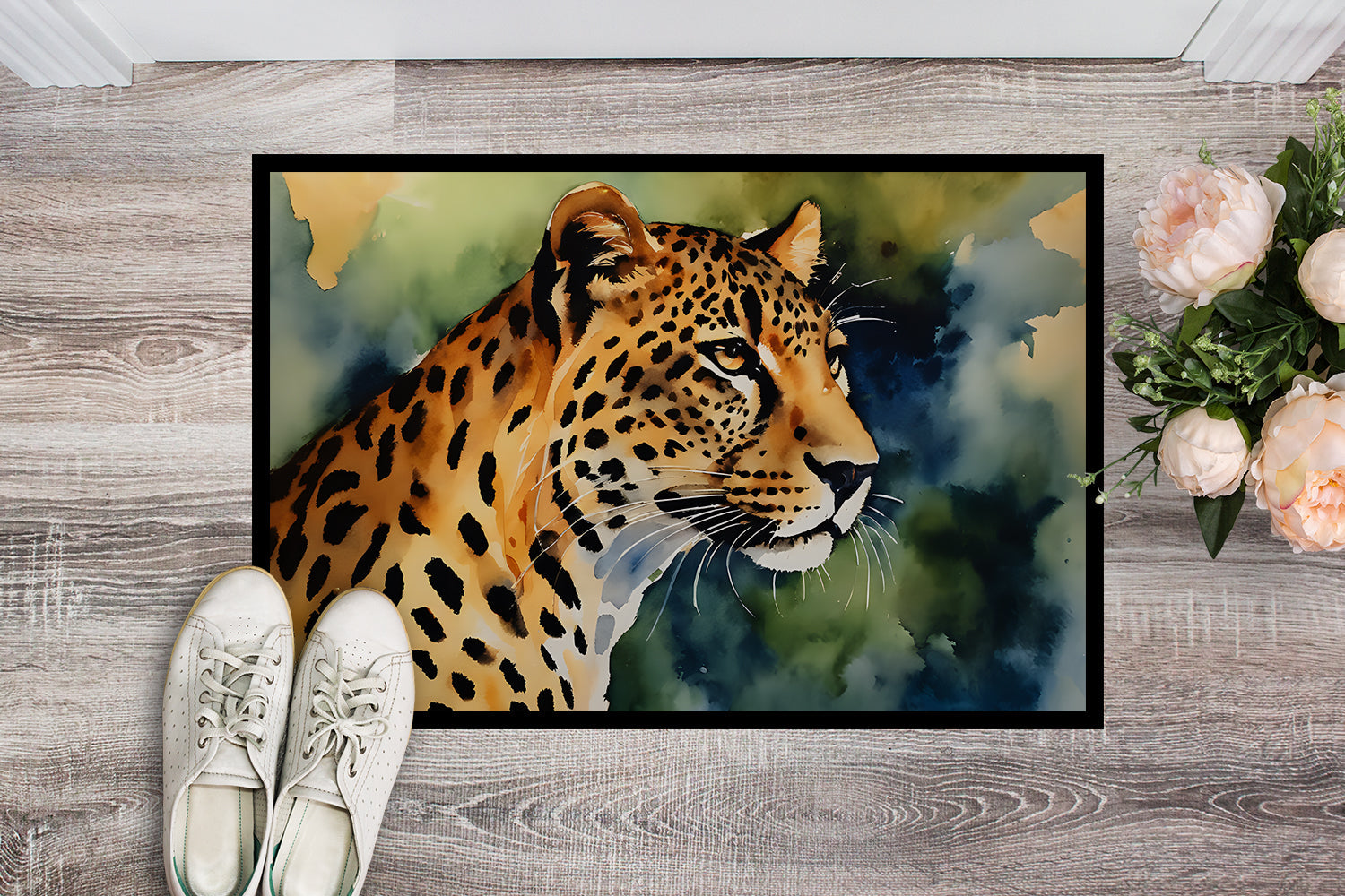 Leopard Doormat Caroline's Treasures