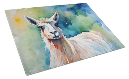 Llama Glass Cutting Board Caroline's Treasures