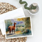 Llama Greeting Cards Pack of 8 Caroline's Treasures