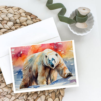 Polar Bear Greeting Cards Pack of 8 Caroline's Treasures