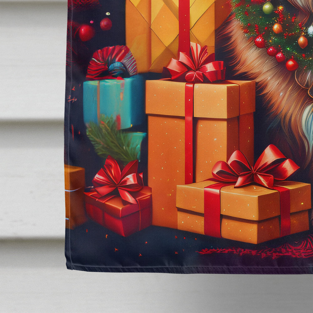Belgian Tervuren Holiday Christmas House Flag Caroline's Treasures