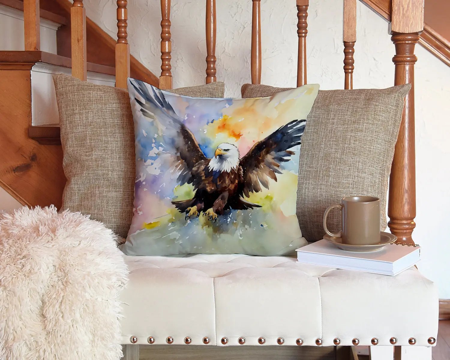 Eagle Throw Pillow-2