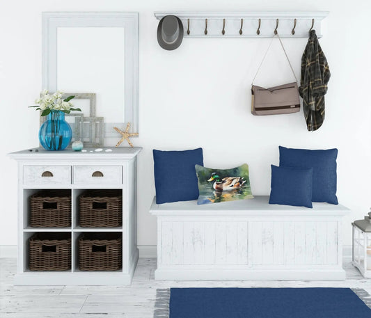 Mallard Throw Pillow - Vivid Treasure Zone