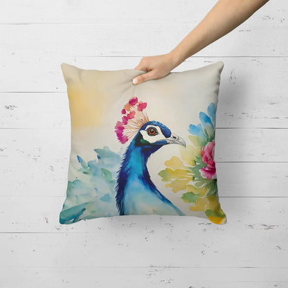 Peacock Throw Pillow-1