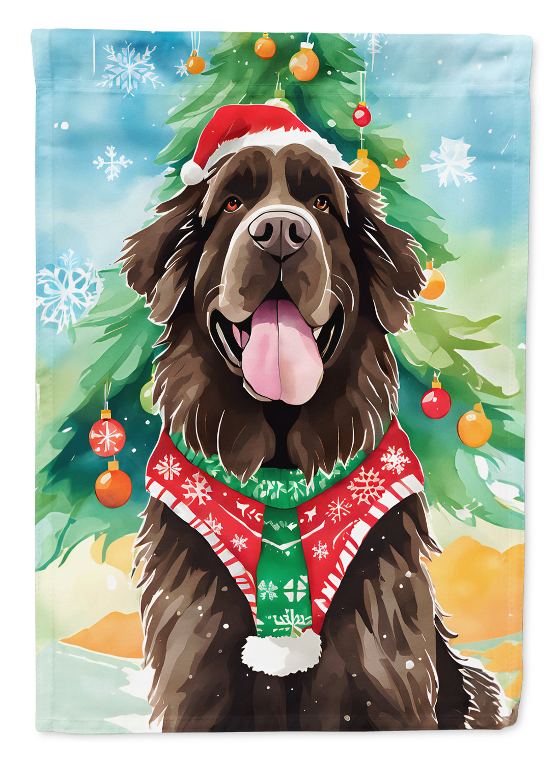 Newfoundland Christmas House Flag Caroline's Treasures