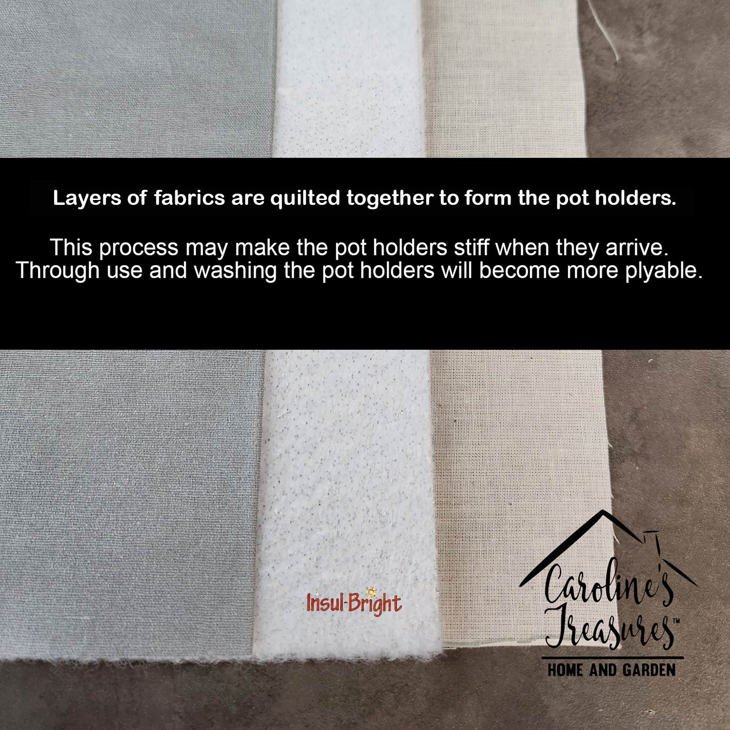 Bernese Mountain Dog and Santa Claus Pair of Pot Holders Caroline's Treasures