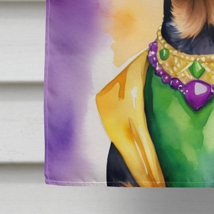 Manchester Terrier King of Mardi Gras House Flag Caroline's Treasures