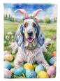 English Setter Easter Egg Hunt House Flag Caroline's Treasures