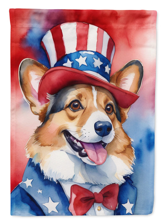 Corgi Patriotic American Garden Flag Caroline's Treasures