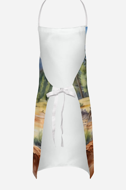 Pomeranian Cowboy Welcome Apron - Vivid Treasure Zone