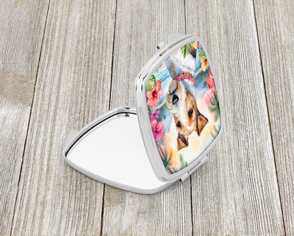 Fox Terrier Luau Compact Mirror Caroline's Treasures