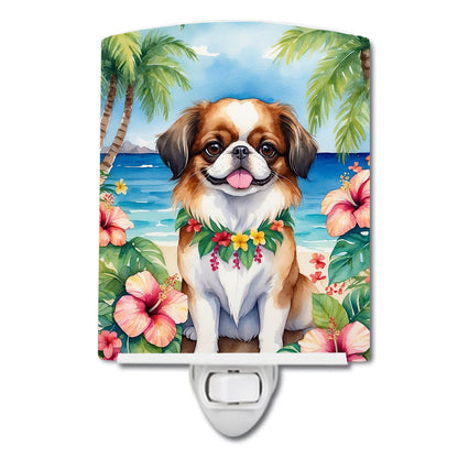 Japanese Chin Luau Ceramic Night Light Caroline's Treasures